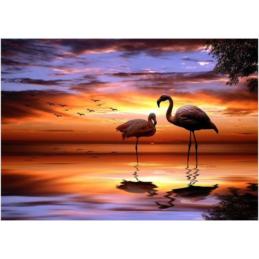 Набор для рисования по номерам на холсте Фламинго|Картины номерам| |