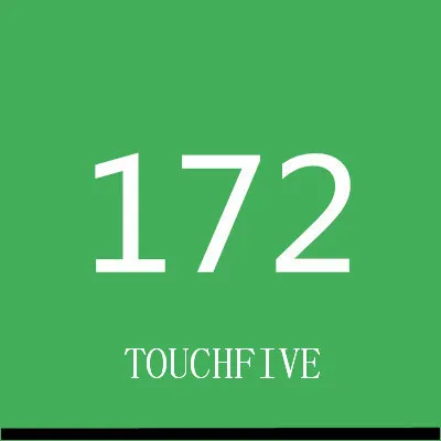 TOUCHFIVE 168 цветов одиночные художественные маркеры Кисть ручка эскиз на спиртовой основе маркеры двойная головка манга ручки для рисования товары для рукоделия - Цвет: 172-spectrum green
