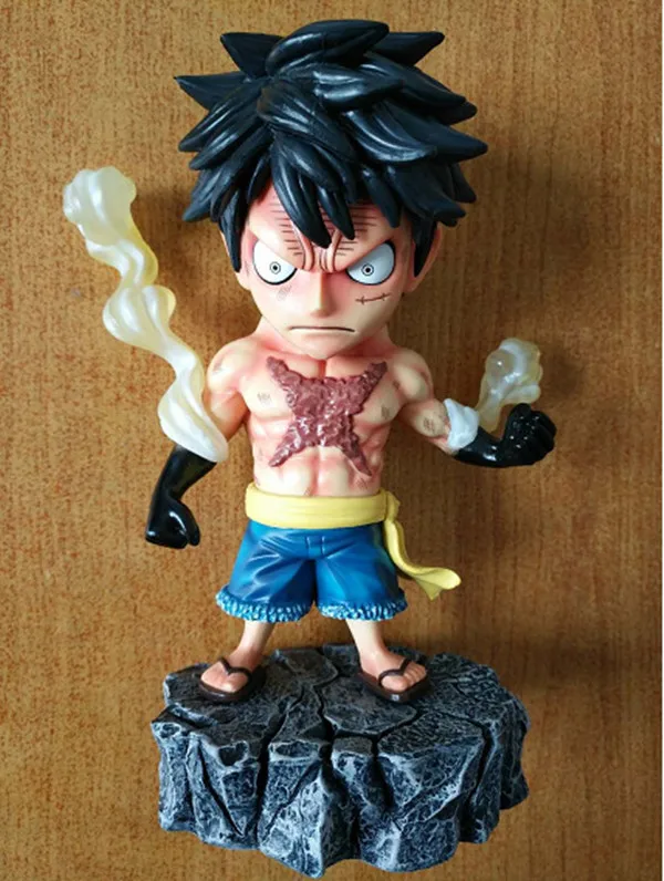 

2 Style Anime Action Figure ONE PIECE Underworld Gangland Roronoa Zoro Monkey D Luffy No Tattoo Ver 15cm PVC Model Lovely Toys