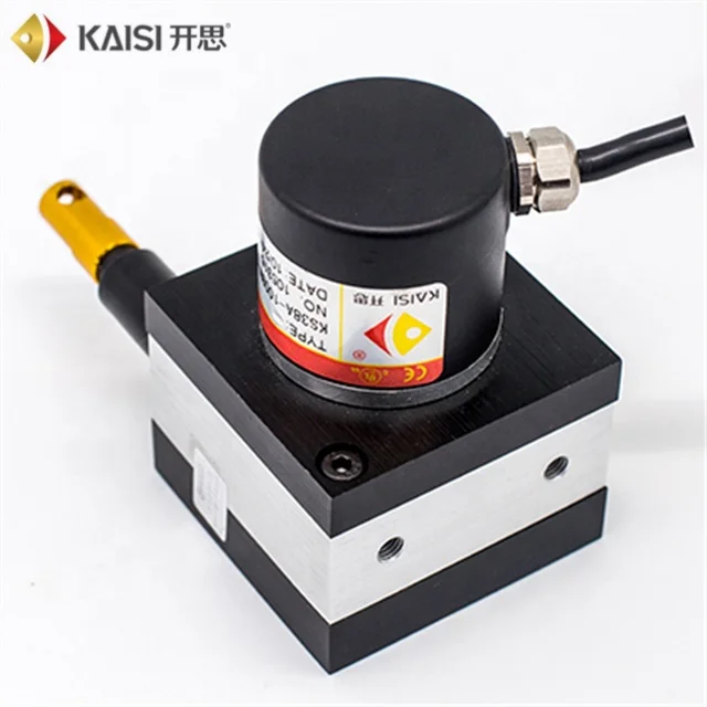 

KAISI Draw Wire Encoder KS30-1200-012-C Output Signal NPN Linear Encoder Sensor