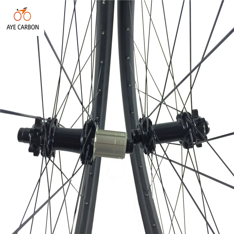 29 дюймов Углеродные колеса 29er MTB с powerway прямые тяговые втулки mtb 30 мм ширина