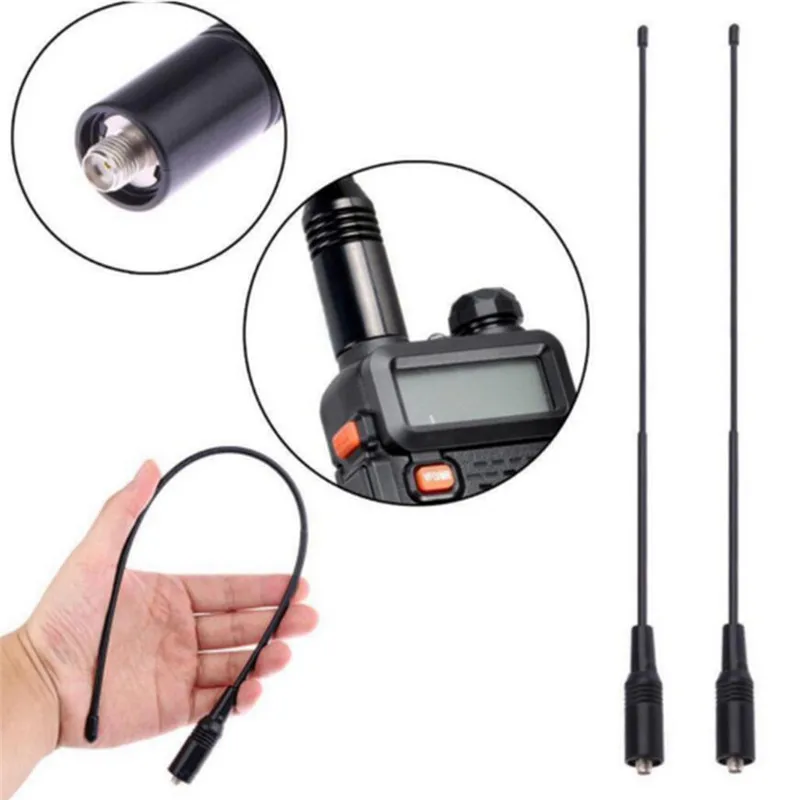 37 5 см NA 771 sma женский двухдиапазонный 10 Вт антенна для Baofeng UV5R UV 82 SAUS