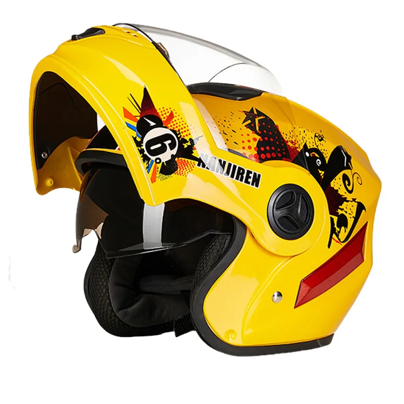 Локомотивный мотоциклетный шлем Серый Полный Летний сезон обычные