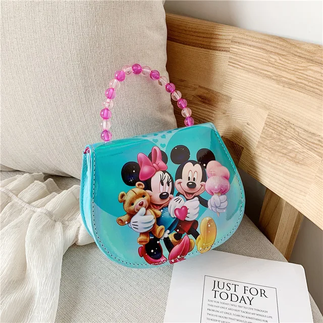 Disney лазерная сумка Детские Мультяшные Микки сумки с изображением мыши Tote модная сумка через плечо мультяшная сумка через плечо сумки-мессенджеры - Цвет: 2