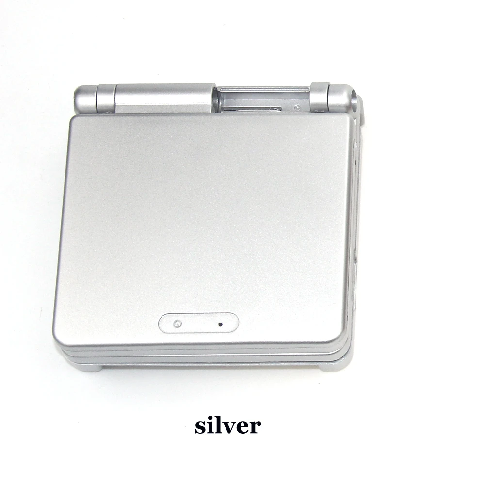 silver Полная замена корпуса для nintendo Gameboy Advance SP для GBA SP чехол для игровой консоли - Цвет: silver