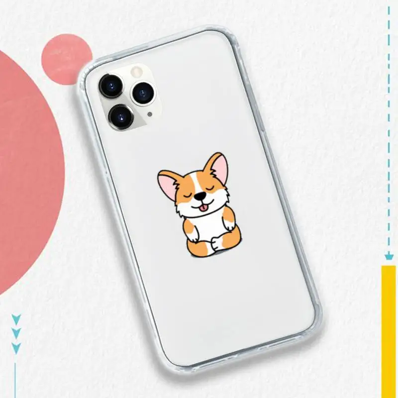 

Shiba Inu Dog cute funny cartoon Phone Case Transparent soft For iphone 5 5s 5c se 6 6s 7 8 11 12 plus mini x xs xr pro max