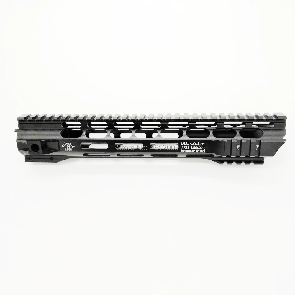 12 дюймов тактический MLOK трубчатое цевье супер тонкий ar 15 Handguard Quad Rail для M4 M16