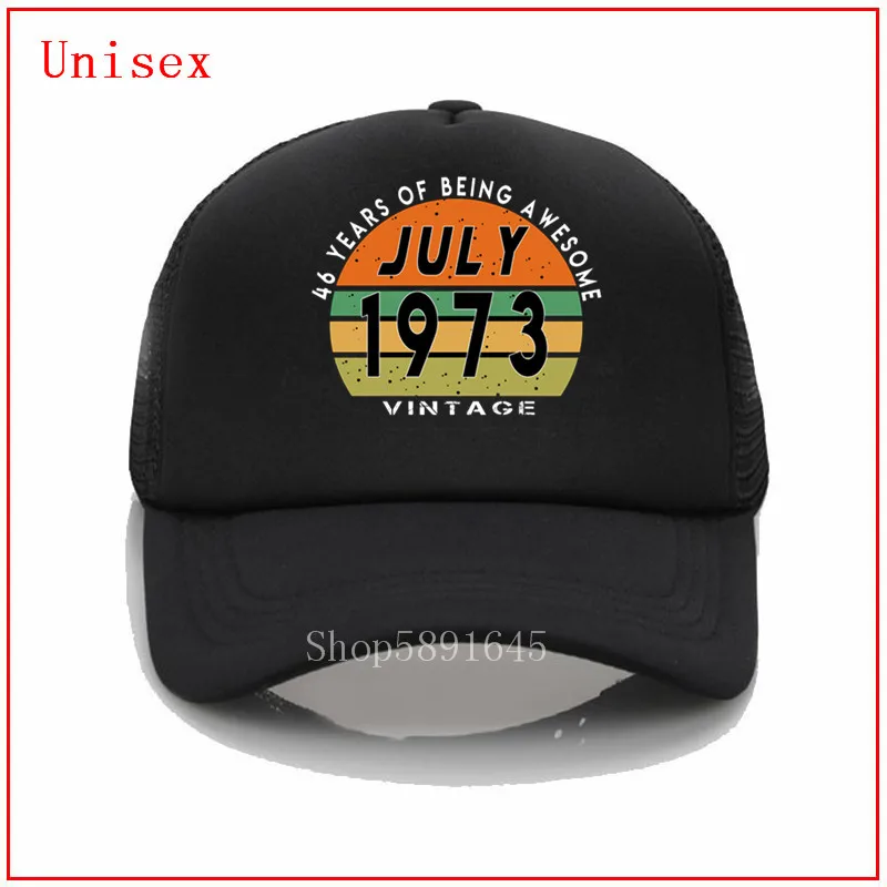 Летние шляпы для женщин подарок на день рождения июль 1973 бейсбольная кепка в виде