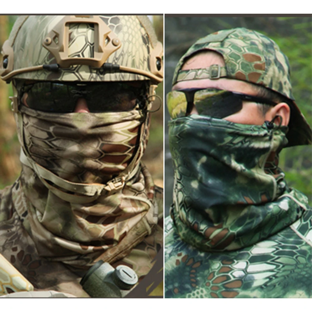 Спортивная камуфляжная Мультикам Балаклава для велоспорта маска армейского