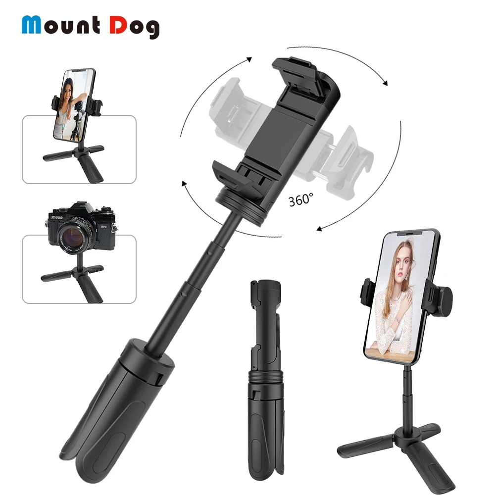 Mount Dog портативный мини штатив для Xiaomi Android телефон стенд монопод Gopro цифровой