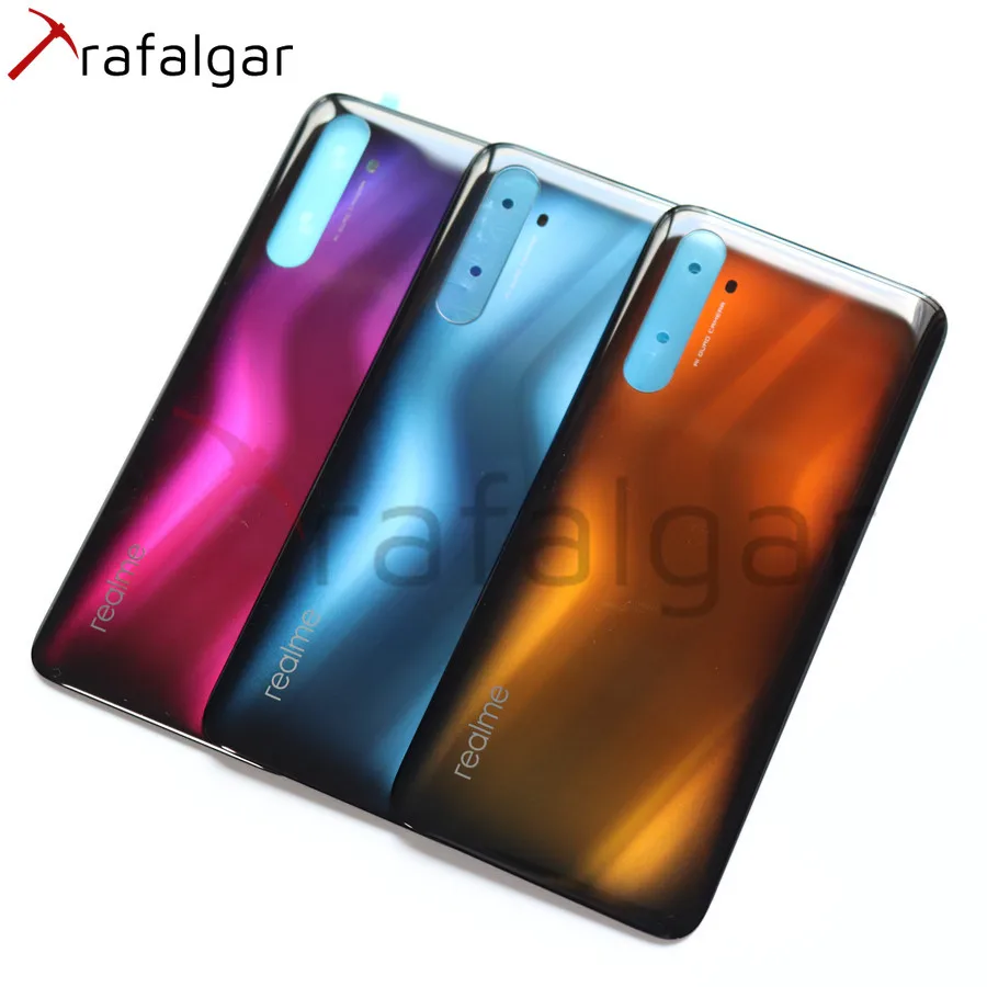 Высококачественный защитный чехол для OPPO Realme 6 Pro Батарея Стекло задняя крышка