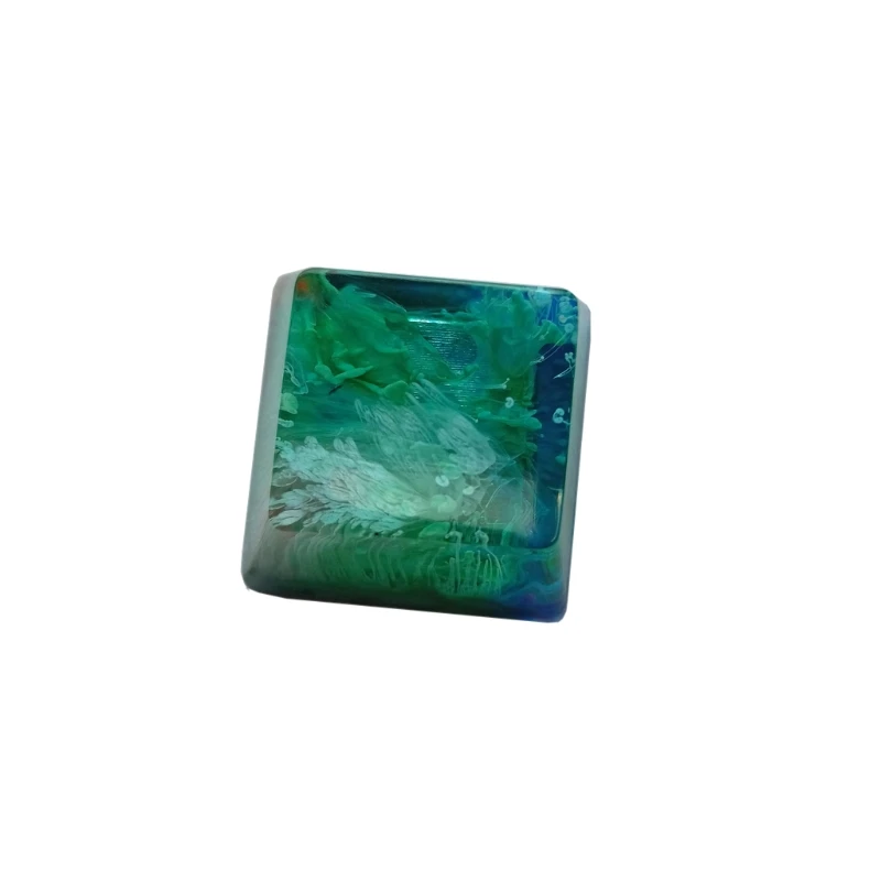 Ручной работы заказной OEM R4 профиль смолы Keycap клавиатура RGB полупрозрачный