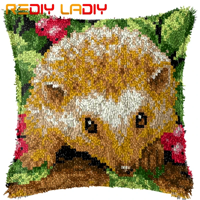 Крюк с защелкой подушка в виде ежа & Подушка яблока чехол предварительно холщовые