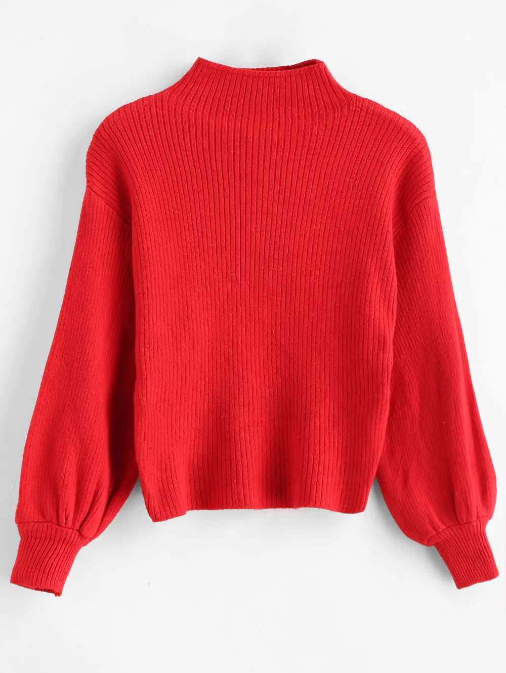 ZAFUL New Turtleneck Sweater Women Pullover Elasticity Knitted Ribbed Slim Jumper Autumn Winter Basic Female Top | Женская одежда