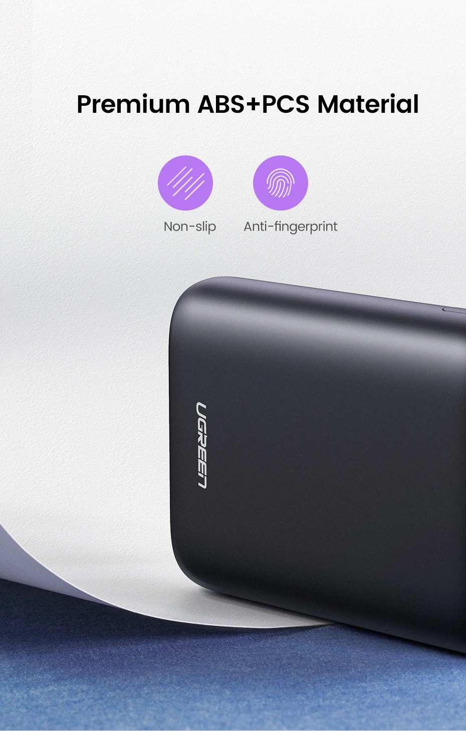 Ugreen power Bank 10000 мАч Быстрая зарядка 4,0 3,0 QC3.0 внешняя Мобильная батарея быстрое PD зарядное устройство для iPhone 11 8 Xs Mini power bank