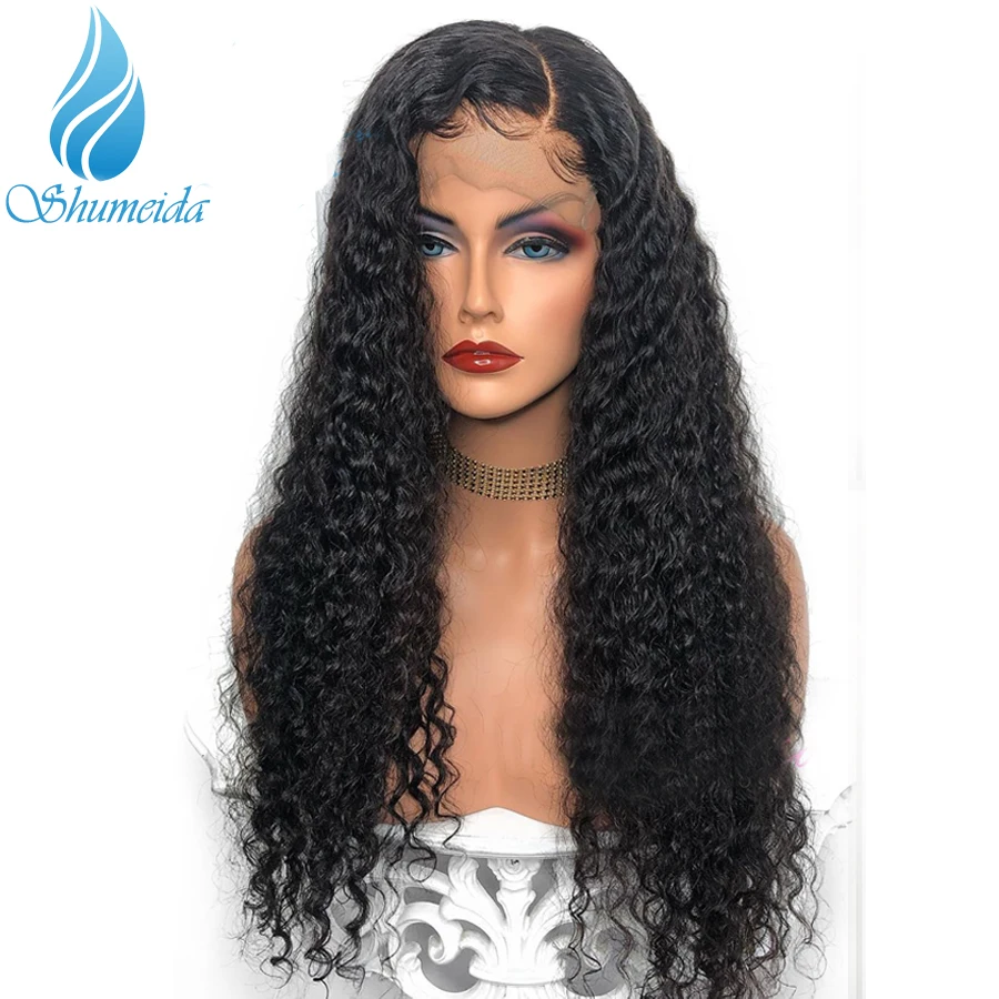 SMD 13*6 фронтальные человеческие волосы парики для черных женщин Remy бразильские