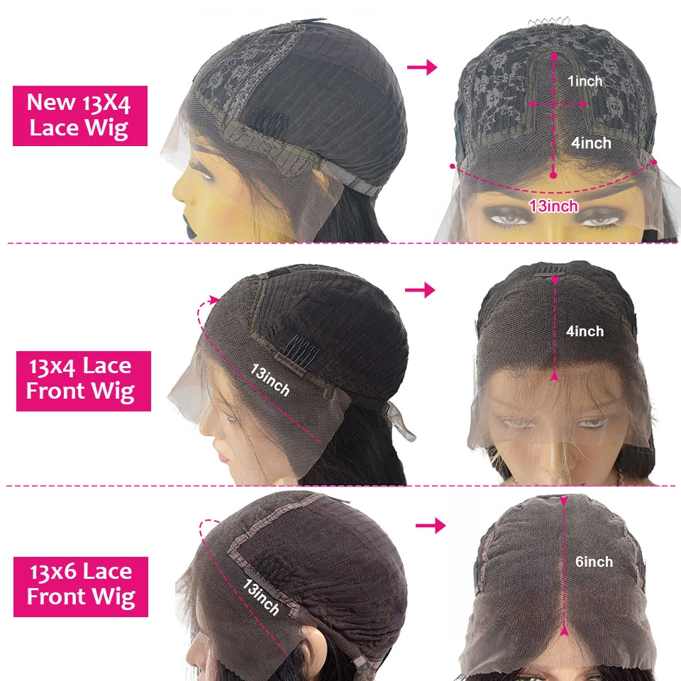 Короткий парик Боб фальшивой резки 13x6 парики из человеческих волос на сетке