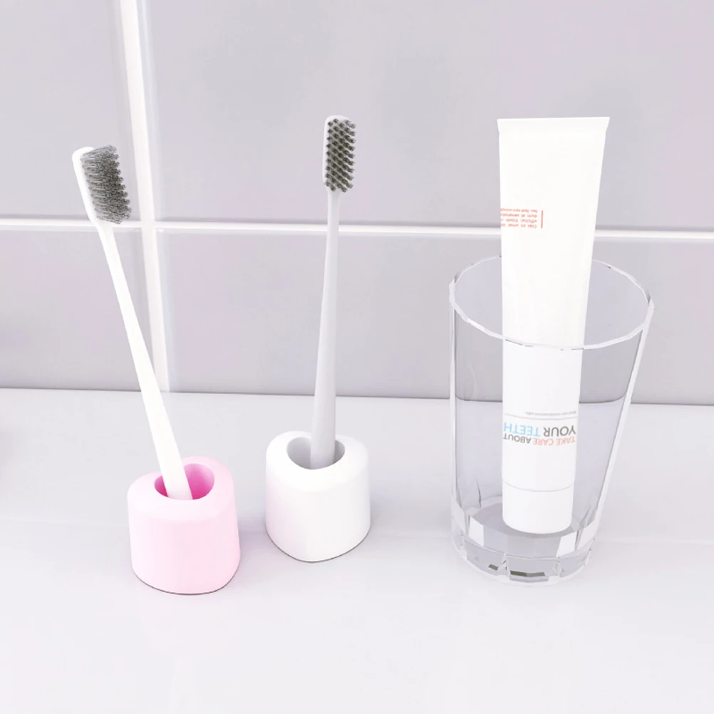1 пара Настольный держатель в форме сердца для зубной щетки Многофункциональная
