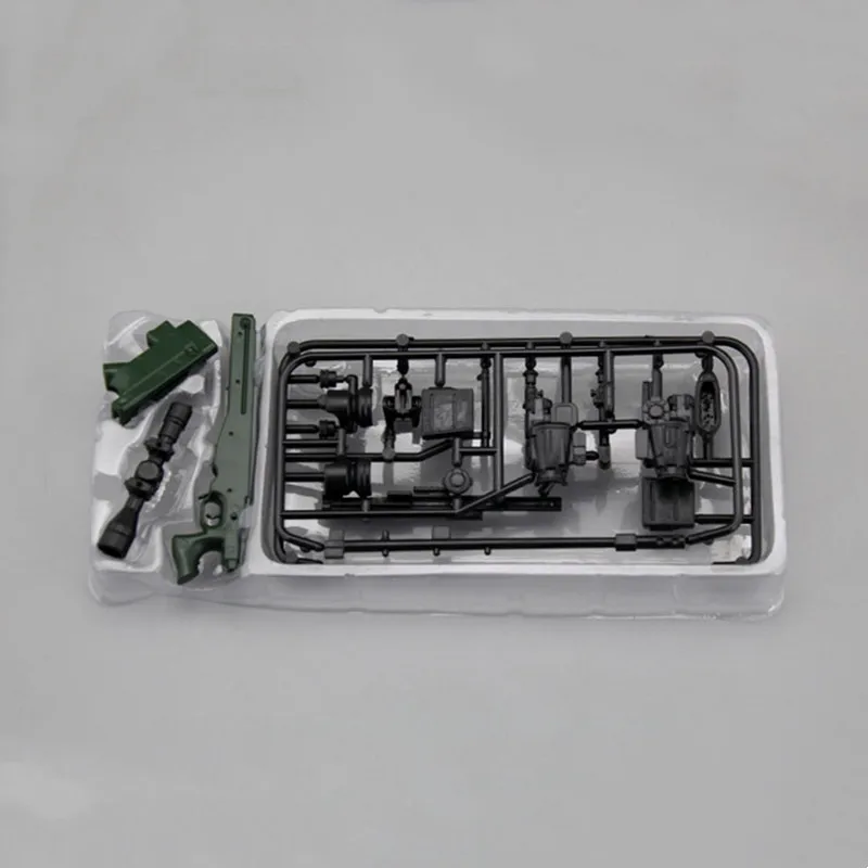 1:6 Сборная модель снайперской винтовки AWM Magnum из пластика длиной 19 см, игрушка солдата, аксессуары для игрушечного оружия.