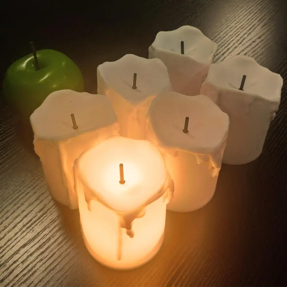 6PC Flameless LED Candle Light Simulated Electric Flickering Tea Lamp Wedding Christmas Party Home Decor |