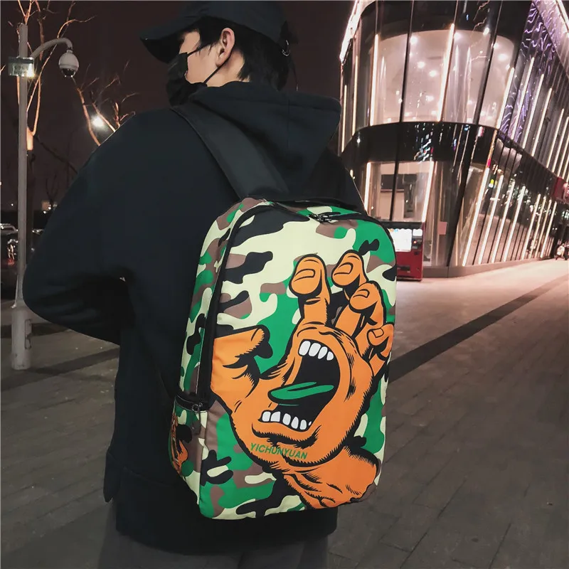 

Индивидуальный рюкзак в европейском и американском стиле, новинка 2020, модная сумка для путешествий, вместительная сумка для учеников Старш...