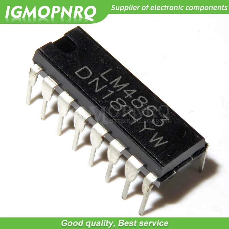 

10 шт., аудио усилитель LM4863D DIP16 LM4863 DIP-16 4863D IC
