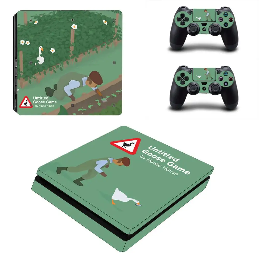 Тонкая наклейка для PS4 с надписью Untitled Goose s PS 4 Play station Slim Pegatinas playstation тонкая