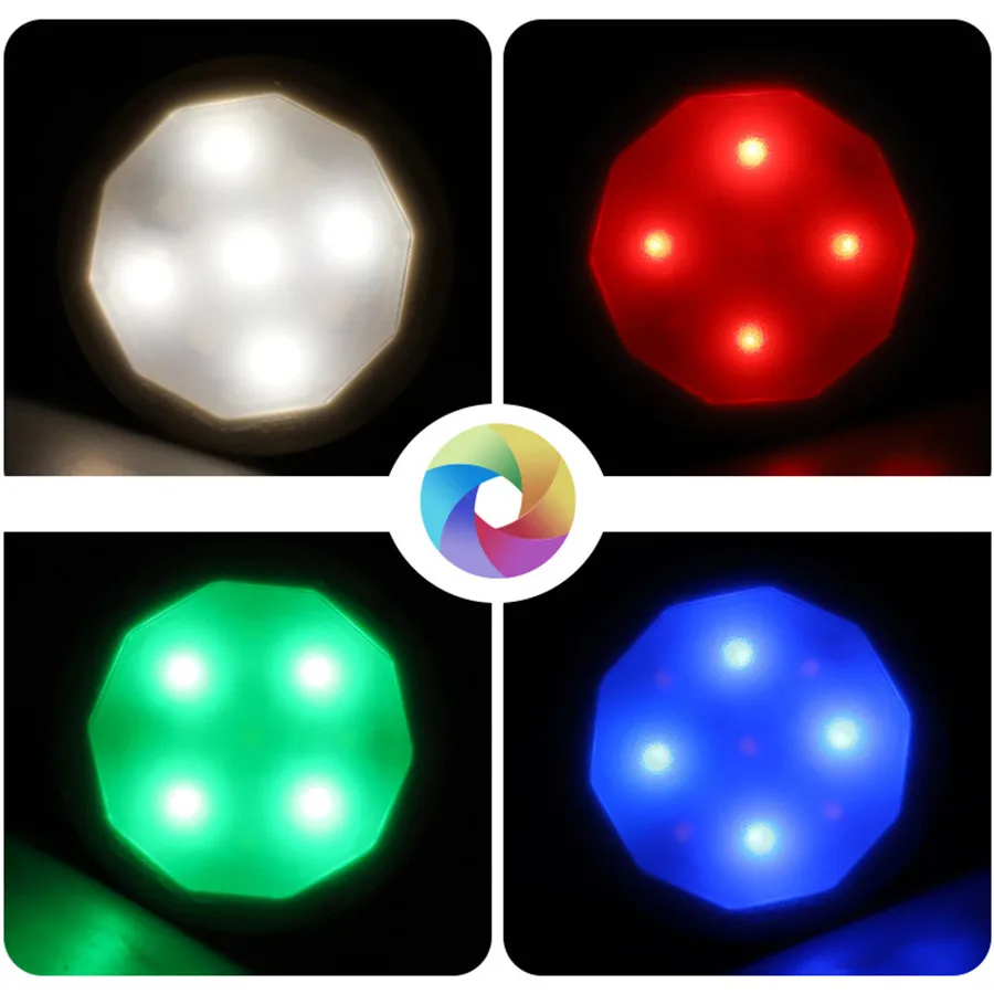 USB подзарядка цветная (RGB) светодиодная подсветка под шкаф & пульт