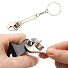 Инструменты для ключей Автомобильный брелок из нержавеющей стали высококачественный брелок для ключей имитация гаечного ключа