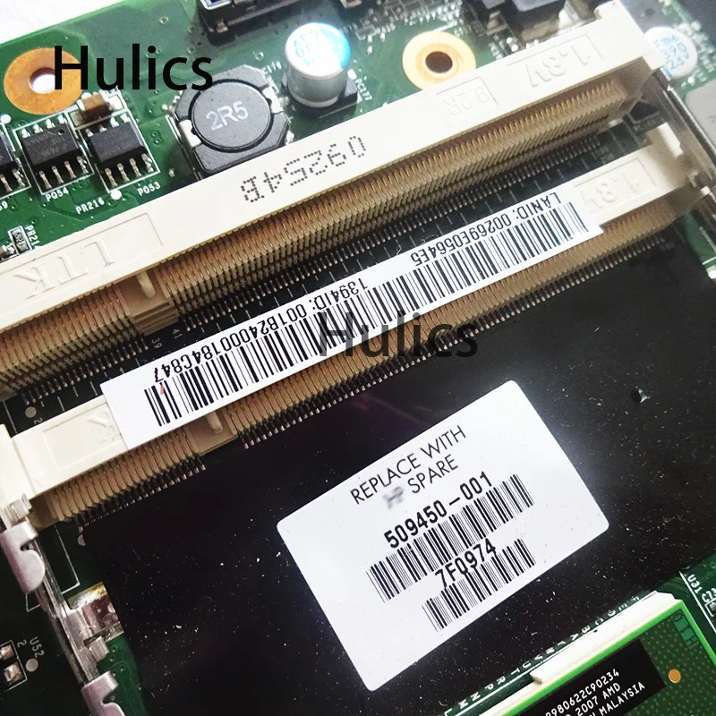 Оригинальная материнская плата Hulics 509450-001 для HP DV6 DV6-1000 Материнская ноутбука