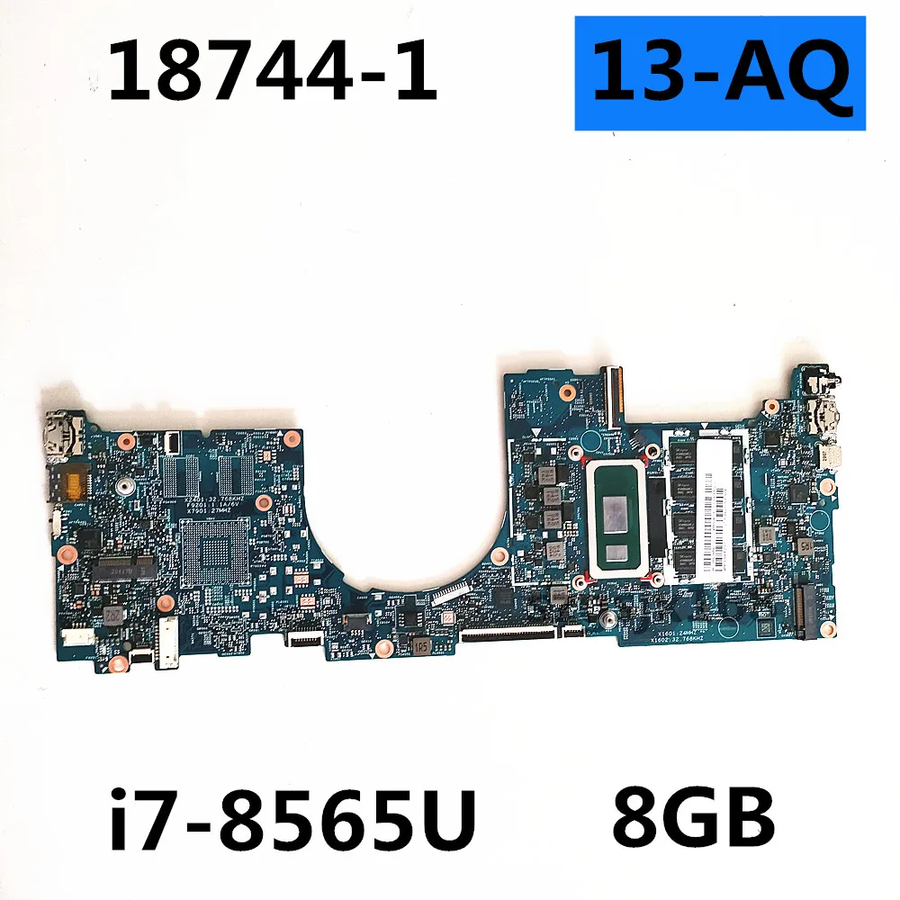 18744-1 Материнская плата для ноутбука HP ENVY 13T-AQ 13-AQ 448 0 G904. 0011 L53411-601 com Φ 8GB 100%