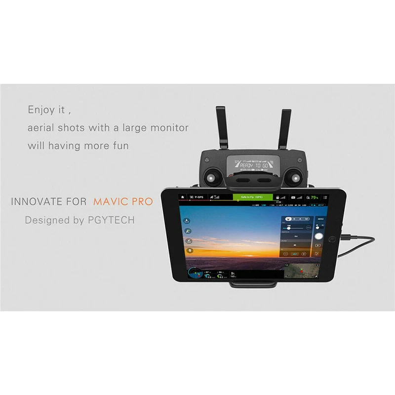 

4-12Inch Tablet Extension Bracket Mount Holder for DJI MavicPro Spark Controller @M23