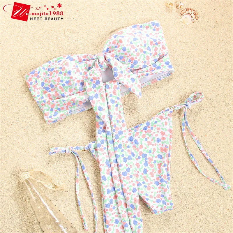 

2021Swimwear Push Up Swimsui Hollow Out Bikini Solid Color Swimsuit Women Bqiuini Bandage Bikini Set Bathing Suit Women Bikinis