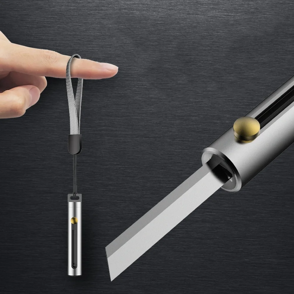 Карманный нож бумажный для переноски съемный фрукты подвешивания EDC маленький