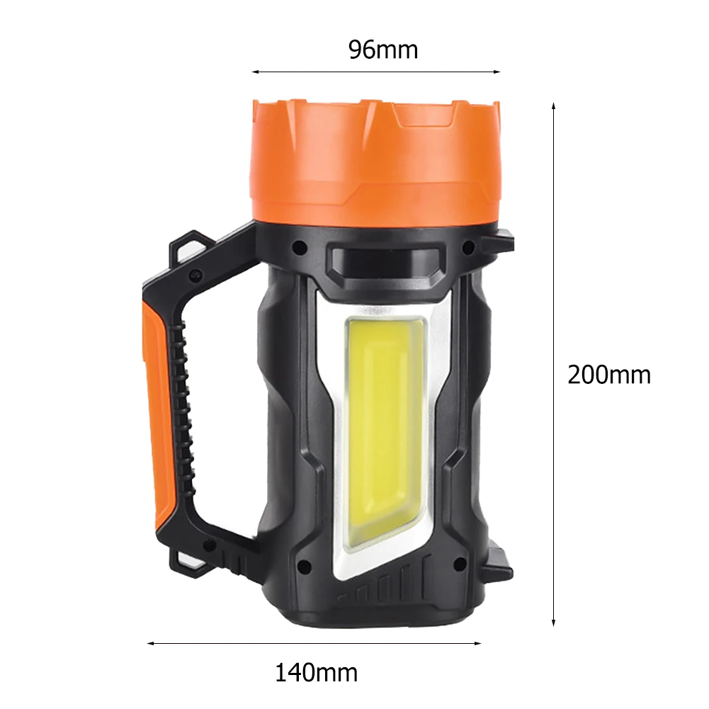 

Plastic Outdoor Waterproof Power Generation Spotlight LED Portable Flashlight Handheld Spotlight Lantern Flashlight