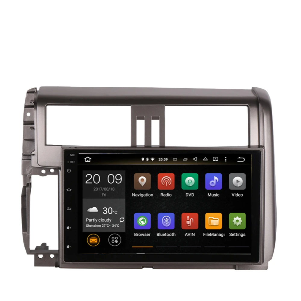

Car GPS Navigation For Toyota Prado 950 2010 2011 2012 2013 Car Radio Player With Bluetooth WiFi Mirror Link