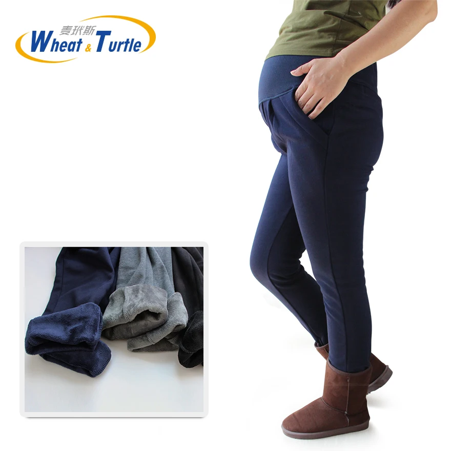 Big Size Winter Maternity Velvet Leggings XL XXL 3XL 4XL Adjustable High Elastic Legging Pants For Pregnant  Women Warm Clothes