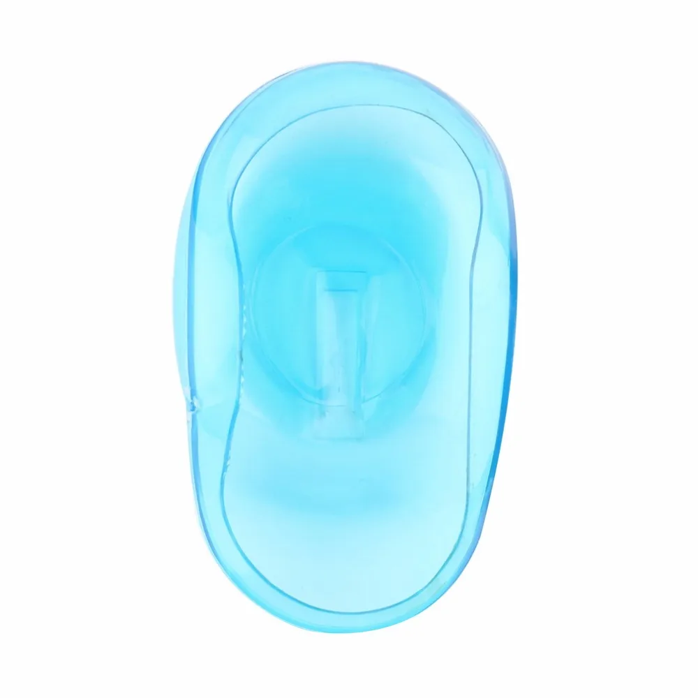 

2PCS Salon Hair Dye Clear Blue Silicone Ear Cover Shield Barber Shop Anti Staining Earmuffs Protect Ears From The Dye
