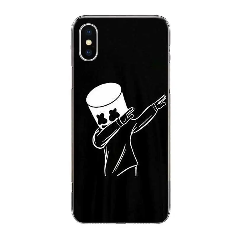 DJ Marshmello Fundas силиконовый чехол для телефона Apple iPhone 11 Pro 6 6S 7 8 Plus + X 10 Ten XS MAX XR 5 5S SE Heart