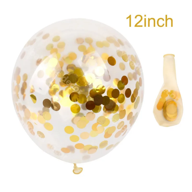 151 шт DIY шар гирлянда синий Макарон темно белый латексный Золотой конфетти
