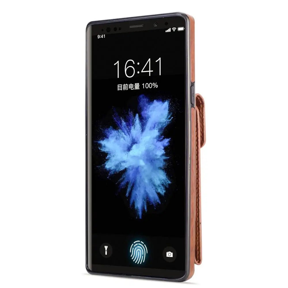 Роскошный флип-чехол из искусственной кожи для samsung S8 S9 S10 + S7 Edge Note 8 9 10 S10e чехол