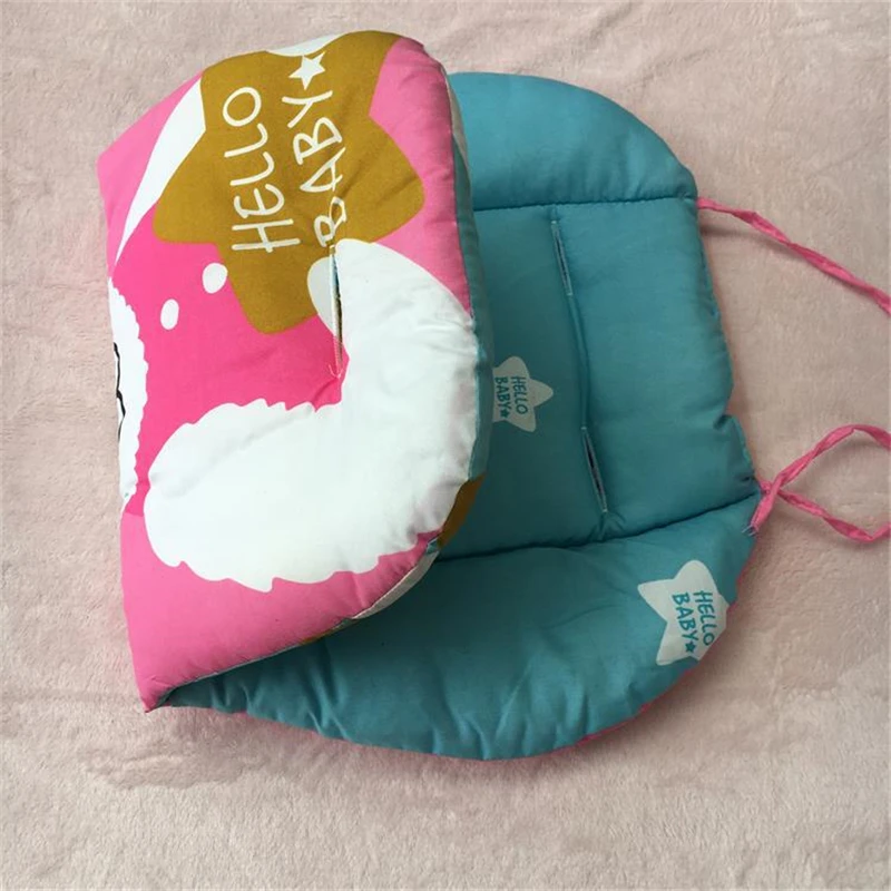 Чехол на подушку сиденья для коляски Bear двойной дизайн мягкий коврик матрас