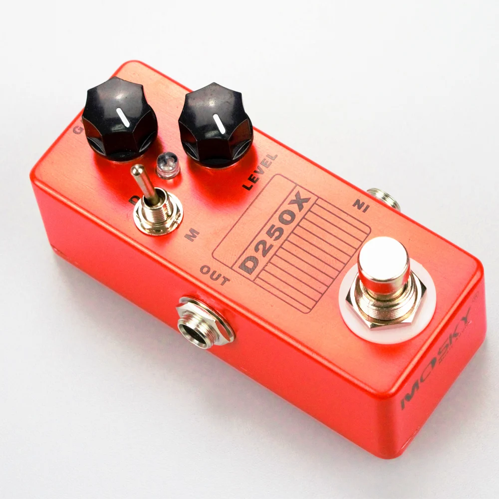 Mosky D250X предусилитель Overdrive гитарная педаль привода для звукового эффекта