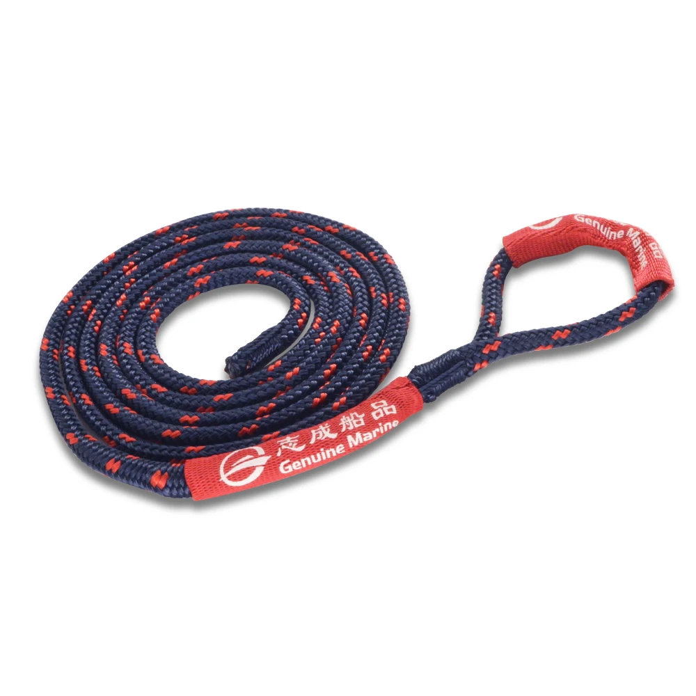 

4 Pcs Boat Fender Line Nylon Double Braided 1/4inch x 5ft Boat Fender Ropes with Fender Loop Fits G0 G1 Boat Bumper Accessories