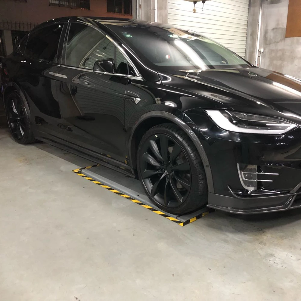 For Tesla Model X 2016 - 2018 Carbon Fiber Arch Trims Wheel Eyebrow Fender Flare Car Styling Mud Splash Guards | Автомобили и