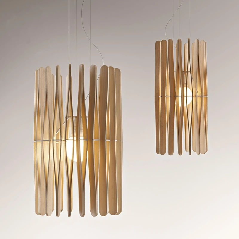 Деревянные подвесные светильники в стиле лофт для Юго Восточной Азии Китайская