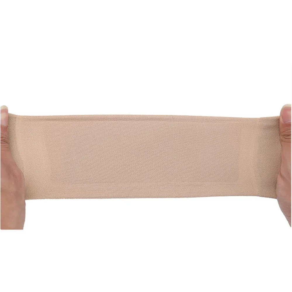

1 Pair Heel Sleeves Double SEBS Breathable Protective Heel Ankle Protector Short Pattern (Khaki)
