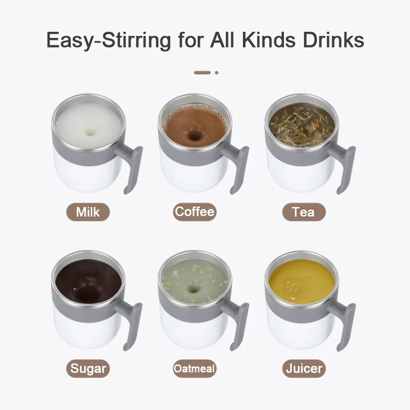 Не требуется батарея автоматическая самоперемешивающаяся кофейная кружка чашка