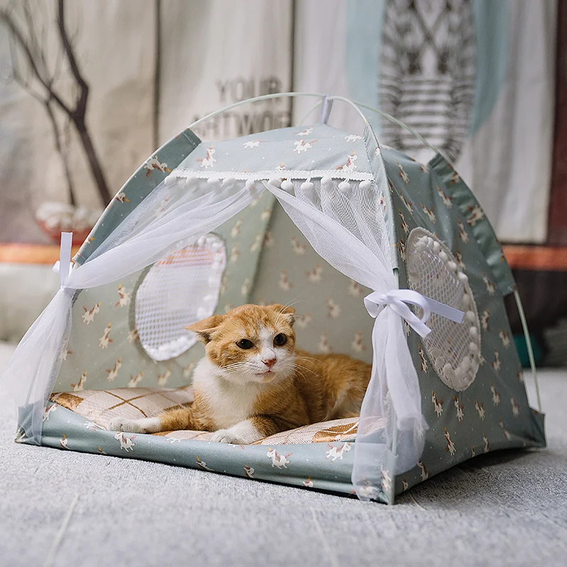 Кровать для милых принцесс складная кровать кошек домик собаки котят корзина