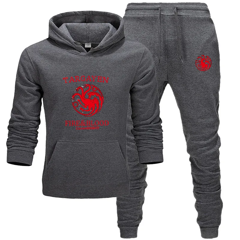 

2021 FrÃ¼hling und Herbst Herren- und Damenbrief Hoodie Neue Baumwollmodemarke Sportswear Thicken Warm + Pants Herrenanzug